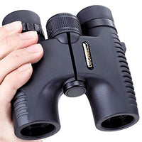 Binoculars 10x26 Waterproof Binoculars HD Lens Ideal for Outdoor Hiking and Easy to Carry (Color : Black)