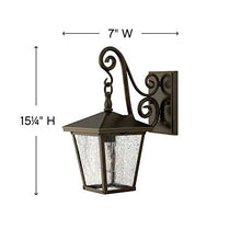 Load image into Gallery viewer, Hinkley 1430RB Traditional One Light Wall Mount from Trellis Collection in Bronze/Darkfinish,
