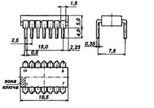 Load image into Gallery viewer, IC / Microchip USSR K155LA4 analogue SN7410N, 7410PC 15 pcs
