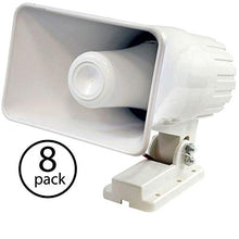 Load image into Gallery viewer, Pyle PHSP4 6 Inch 50 Watt Indoor/Outdoor Waterproof Home PA Horn Speaker, 8 Pack
