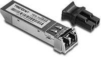 TRENDnet SFP to RJ45 10GBASE-SR SFP+ Multi Mode LC Module, TEG-10GBSR, Up to 550 m (1,804 Ft.), Hot Pluggable SFP+ Transceiver, 850nm Wavelength, Duplex LC Connector, DDM Support, Lifetime Protection
