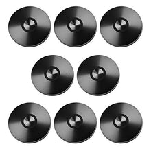 Load image into Gallery viewer, Set of 8 Satin Black Hi-Fi Spike Shoes Isolation Pads by Soundbass
