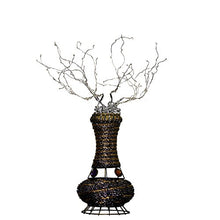 Load image into Gallery viewer, ORE International Copper Tree Wire Table Lamp with White LED, 20&quot; Height
