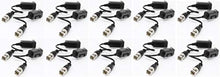 Load image into Gallery viewer, 10 Pairs CCTV Balun for BNC Video Transmission via Cat 5e / Cat 6, Support 4K Video with Built-in Transient Voltage Surge Protection 10 Pairs
