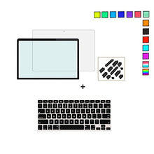 Load image into Gallery viewer, RYGOU 4 in 1 Premium PU Leather Case Keyboard Skin Screen Shell and Anti-dust Plug Compatible MacBook Pro 13.3 inch with Retina Display (NO CD-ROM) Model:A1502&amp;A1425
