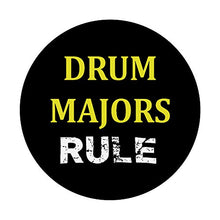 Load image into Gallery viewer, Drum Majors Rule For Band &amp; Drum Corps Leaders Black Yellow
