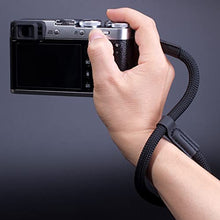 Load image into Gallery viewer, VKO Camera Wrist Strap, Rope Camera Strap Wrist for DSLR SLR Mirrorless Cameras Hand Strap Black
