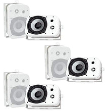 Load image into Gallery viewer, Pyle 2 5.25&quot; 2-Way White in/Outdoor Waterproof Home Theater Speakers (6 Pack)

