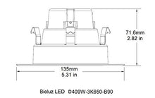 Load image into Gallery viewer, Bioluz LED Beveled 10 Watt 4-inch UL-Listed Dimmable Retrofit LED Recessed Lighting Fixture - 4000K LED Ceiling Light - 700 LM Recessed Downlight
