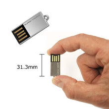 Load image into Gallery viewer, Super Talent Pico-C 8 GB USB 2.0 Flash Drive STU8GPCS (Silver)
