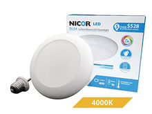 Load image into Gallery viewer, NICOR Lighting 4-Inch Dimmable 4000K LED Surface Mount Retrofit Kit, White (DLS4-3006-120-4K-WH)
