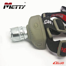 Load image into Gallery viewer, Metty LED Headlamp - Great for Camping, Hiking, Running, Biking, Kids, Fishing, Hunting.
