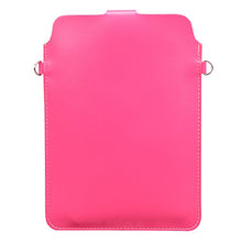 Load image into Gallery viewer, Universal 8 inch PU Leather Case for 7 to 8 Inch Tablet, Notebook, iPad (Zippered Magenta)

