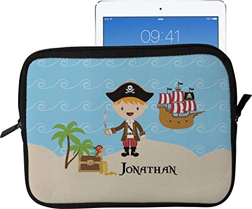 Pirate Scene Tablet Case/Sleeve - Large (Personalized)