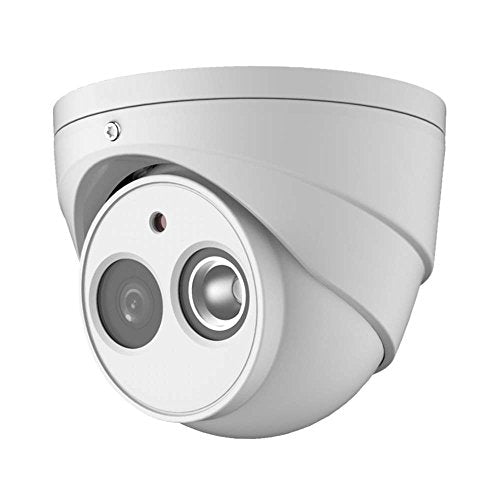 Eyemax | NIU E4042-W28A | 4MP H.265+ IR Network Turret Camera with 2.8mm Lens/True WDR/IVS/Built-in Microphone, RJ45 Connection