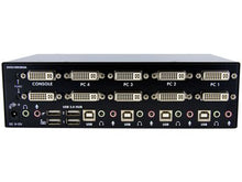 Load image into Gallery viewer, Startech.com SV431DD2DUA 4 Port Dual DVI USB KVM Switch
