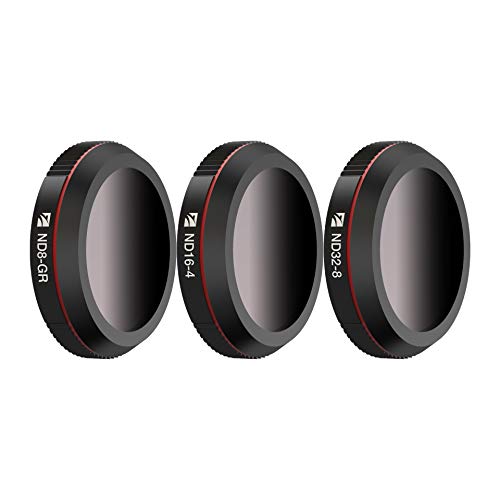 Freewell Landscape ND Gradient  4K Series  3Pack ND8-GR, ND16-4,ND32-8 Camera Lens Filters Compatible with Mavic 2 Zoom/Mavic 2 Enterprises Drones