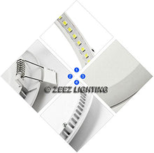 Load image into Gallery viewer, ZEEZ Lighting - 25W 11&quot; (OD 11.75&quot; / ID 10.75&quot;) Square Warm White Non-Dimmable LED Recessed Ceiling Panel Down Light Bulb Slim Lamp Fixture - 4 Packs
