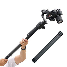 Load image into Gallery viewer, DH10 Upgrade Gimbal Extension Pole Carbon Fiber Bar Lightweight but Strong 1/4&quot; Universal Rod Compatible with DJI Ronin S, Ronin SC, OSMO Mobile 3, OM 4, ZHIYUN Crane 2 V2 Stabilizer DSLR Camera
