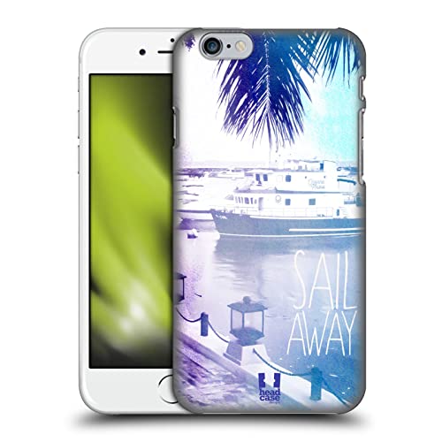 Head Case Designs Sail Away Positive Vibes Hard Back Case Compatible with Apple iPhone 6 / iPhone 6s