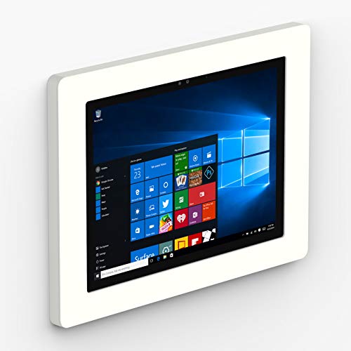 VidaMount White On-Wall Tablet Mount Compatible with Microsoft Surface Pro 7+, Pro 7, Pro 6, Pro 5, Pro 4