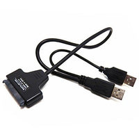 FASEN USB 2.0 to SATA 7+15 Pin 22Pin Adapter Cable for 2.5