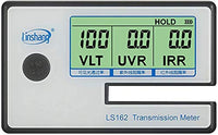 Window Solar Tester Meter tint Solar Film car Transmission Meter Filmed Glass Tester VLT transmittance meter UV IR rejection meter Transmission spectrum Tester IR 950nm UV 365nm VR 550nm Digital