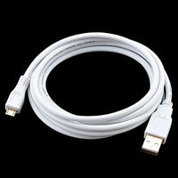 2M 6.56FT Apower-link D-D052 USB 2.0 Male to Micro USB 5pin Male Data & Charging Cable - White
