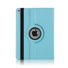 Load image into Gallery viewer, 9.7 inch iPad 2 Case A1395 / A1396 / A1397, Sammid Smart 360 Degree Rotating Cover Folio Stand Case for iPad 2,iPad 3,iPad 4 - Light Blue
