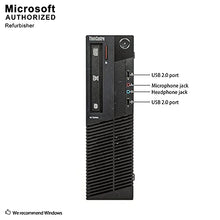 Load image into Gallery viewer, Lenovo ThinkCentre M82 Small Form Factor Desktop PC, Intel Core i5-3570 3.4GHz, 8GB DDR3 RAM, 256GB SSD, Win-10 Pro x64 (Renewed)
