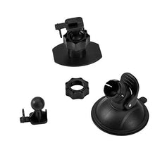 Load image into Gallery viewer, Suction Cup Mount for YI Dash Cam, Glue Adhesive Mount Compatible with Yi Dash Camera, with 2 Different Pivot Swivel Points(2 Pack), 2 Wipes(Dry and Wet), 2 Glue Double Sided Adhesive Tapes

