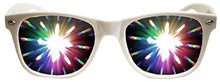Load image into Gallery viewer, Fireworks Prism Diffraction WHITE Plastic Glasses - For Laser Shows, Raves - Laser-Eye Glasses(tm)

