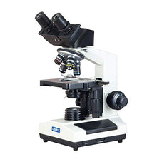 Load image into Gallery viewer, OMAX 40X-2000X Digital Binocular Biological Compound Microscope with Built-in 3.0MP USB Camera and 100 Pieces Glass Slides and Covers and 100 Sheets Microscope Lens Cleaning Paper
