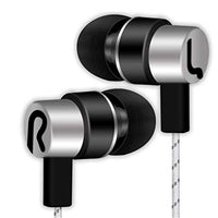Headphones Wired Earbuds Stereo Bass Earphones 3.5mm Audio Port (Black)