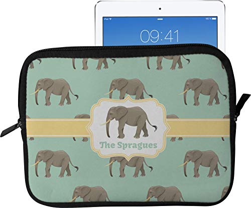 Elephant Tablet Case/Sleeve - Large (Personalized)
