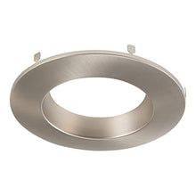 Load image into Gallery viewer, HALO RL56TRMSN Trim Ring for RL56 Series LED Retrofit, 6&quot;, Satin Nickel
