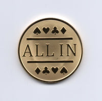 All in Poker Chip/Gold Clad Card Protector Bounty Chip Etc. All in Poker Chip/Gold Clad Card Protector Bounty Chip Etc. All in Poker Chip/Gold Clad Card Protector Bounty Chip Etc. All in Poker Chip/Go