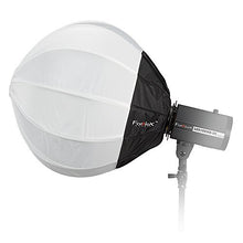 Load image into Gallery viewer, Fotodiox Lantern Softbox 20in (50cm) Globe - Collapsible Globe Softbox with Multiblitz V Speedring for Multiblitz V, Varilux, and Compatible
