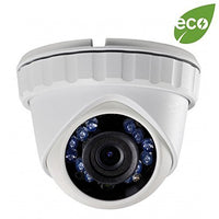 Q1C1 Platinum 2MP 1080p HD-TVI Eyeball IR Turret Camera: 3.6mm, White, 65 ft Infrared, IP66, 12v DC, ICR, OSD/UTC, 3yr