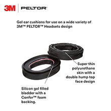 Load image into Gallery viewer, 3M PELTOR Camelback Gel Sealing Rings HY80, Comfort Replacement Earmuff Cushions, Easy to Replace, Black
