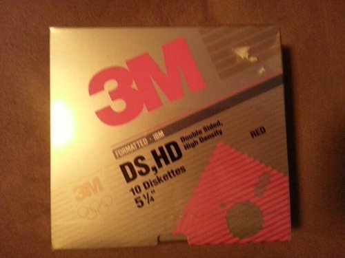 3M Formatted IBM Double Sided (DS), High Density (HD) Diskettes