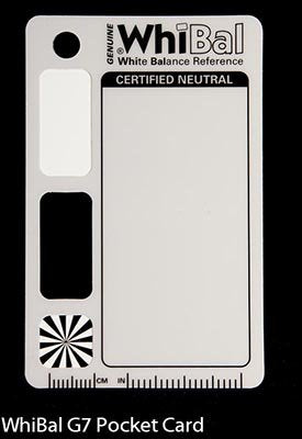 WhiBal G7 White Balance Pocket Card