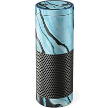 Load image into Gallery viewer, Skinit Decal Audio Skin Compatible with Amazon Echo Plus - Officially Licensed Originally Designed Aqua Blue Marble Ink Design
