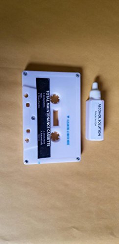Audio Cassette Tape Head & Capstan Cleaner Maintenance Kit w/Solution