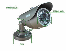 Load image into Gallery viewer, Ansice CCTV Camera Day Night 24 Infrared LEDs Long Angle 12mm 1000tvl Cmos with Ir-Cut Bullet Security Camera CCTV Home Surveillance Outdoor Ir Bullet
