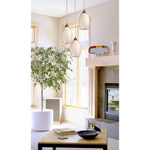 Load image into Gallery viewer, Elk 517-1WS 1-Light Pendant in Satin Nickel with White Swirl Glass
