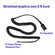 Load image into Gallery viewer, Phone Headset Compatible with Cisco 7931 7940 7941 7942 7945 - Cost Effective Call Center Noise Cancel Mic Binaural Headset Plus Phone Headset Cord
