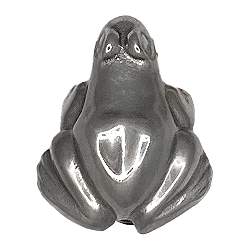 Sitting Frog Doorbell Ringer - Nickel Silver
