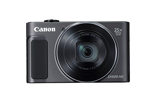 Canon PowerShot SX620 Digital Camera w/25x Optical Zoom - Wi-Fi & NFC Enabled (Black) (Renewed)
