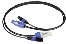 Load image into Gallery viewer, Blizzard PowerCon plus 3-Pin DMX Combo Cable 3ft - New
